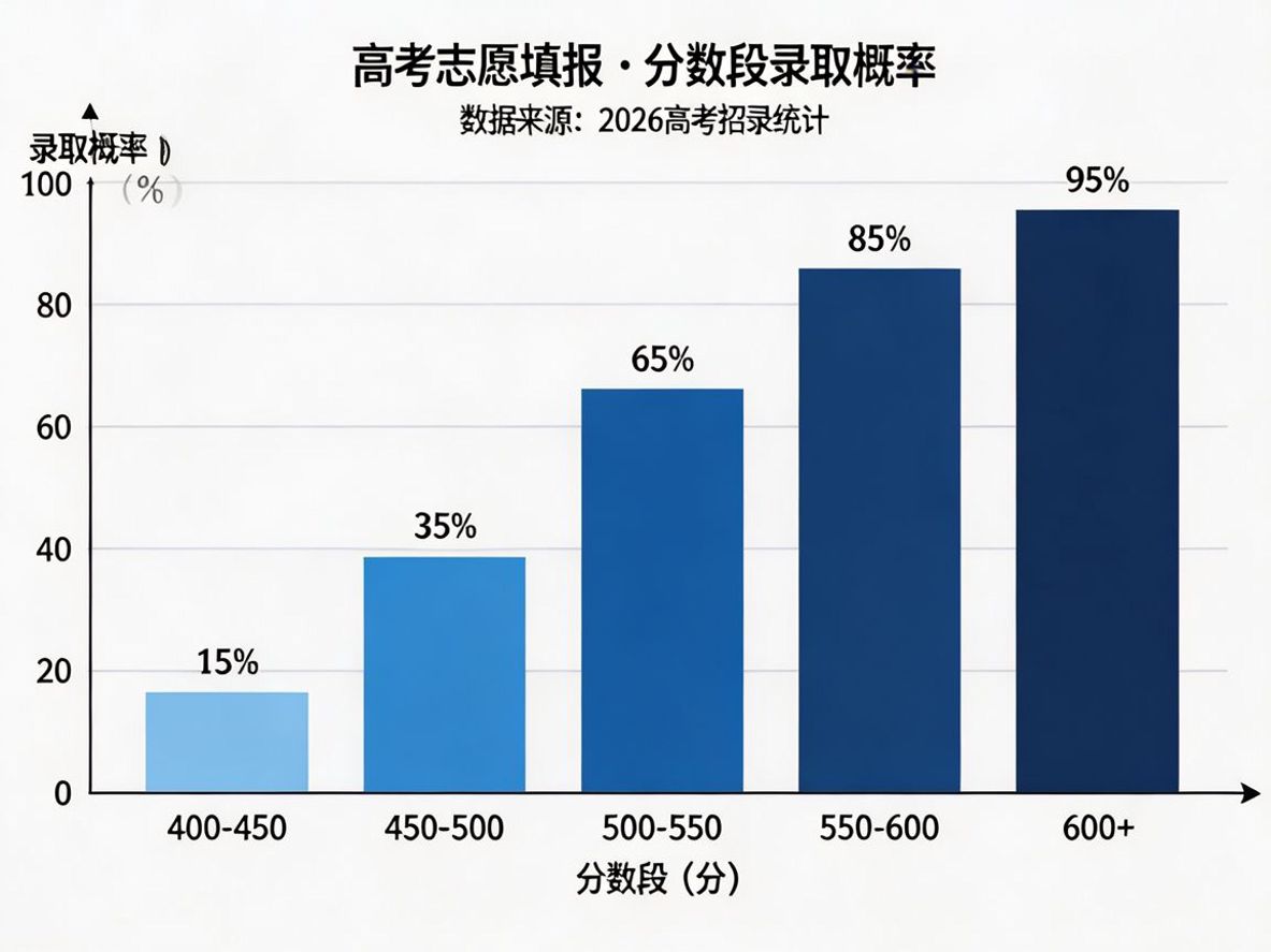 分数段录取概率分布图